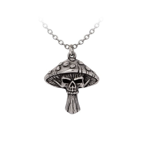 Alchemy Gothic Death Cap Necklace - DevilGothic DevilGothic