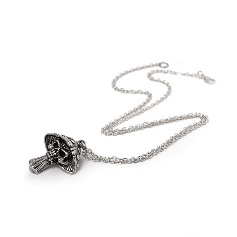 Alchemy Gothic Death Cap Necklace - DevilGothic DevilGothic