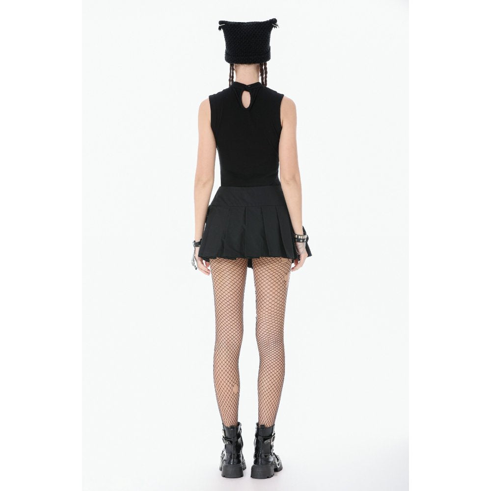 Dark In Love Mina Punk Metal Knit Hat - DevilGothic DevilGothic