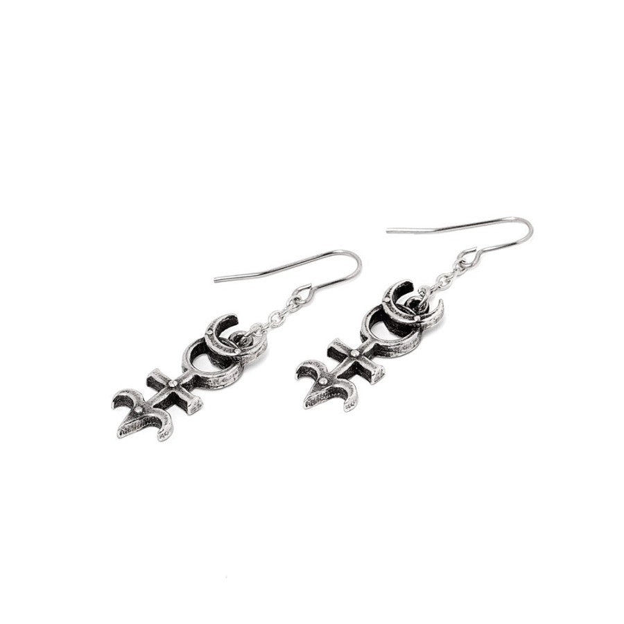 Alchemy Gothic Dee’s Monad Earrings - DevilGothic DevilGothic