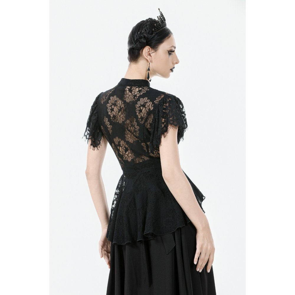 Dark in Love Ophelia Lace Corset Top - DevilGothic DevilGothic