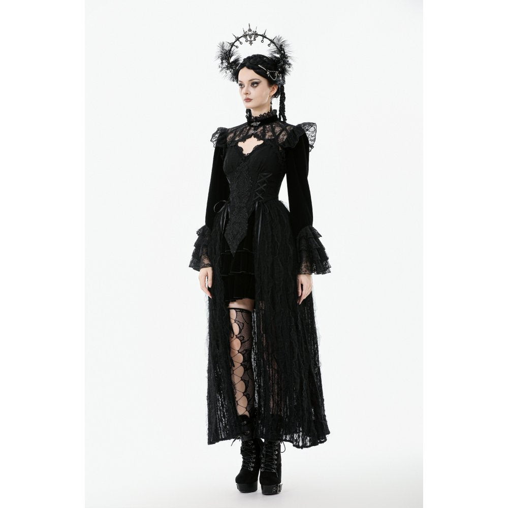 Dark in Love Erzebeth Lace Gothic Bolero Shrug - DevilGothic DevilGothic