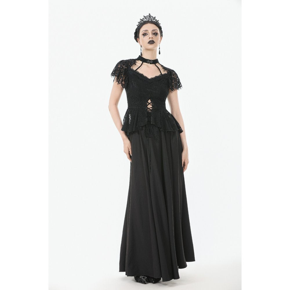 Dark in Love Ophelia Lace Corset Top - DevilGothic DevilGothic