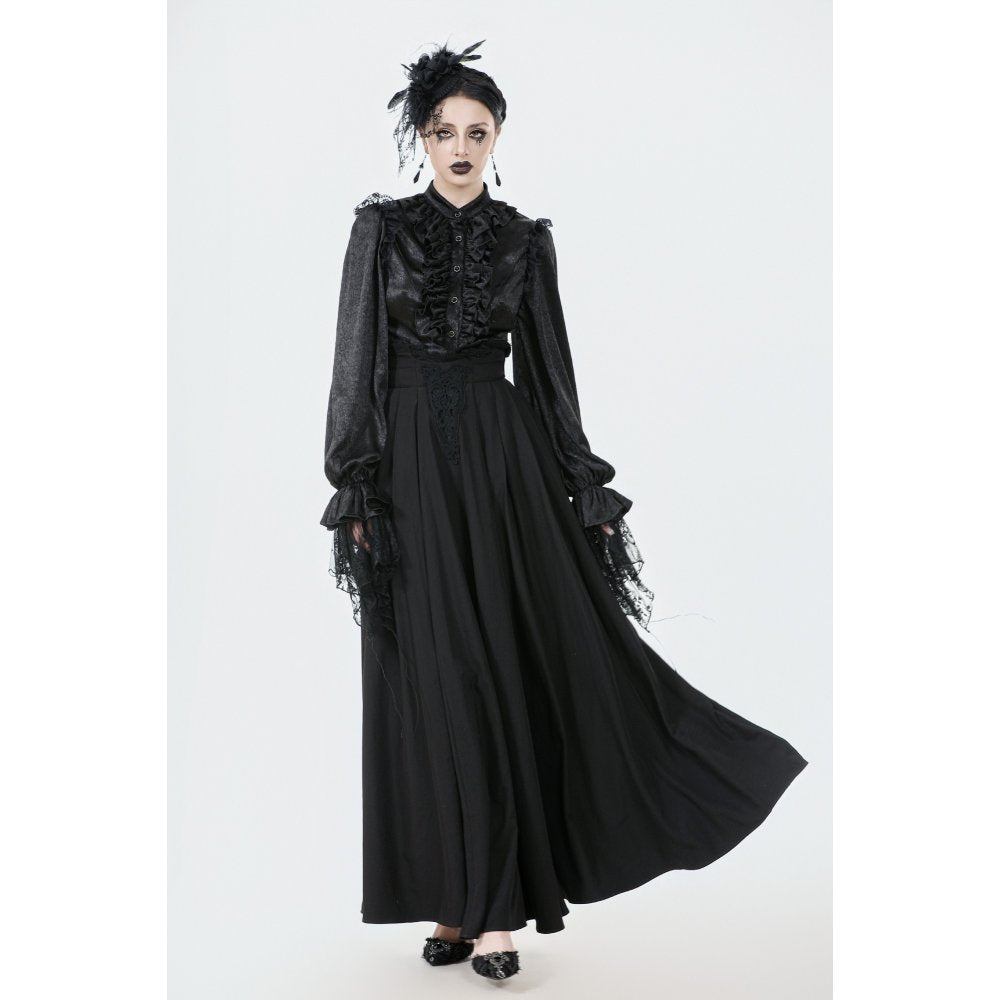 Dark in Love Gloria Floor-Length Corset Skirt - DevilGothic DevilGothic