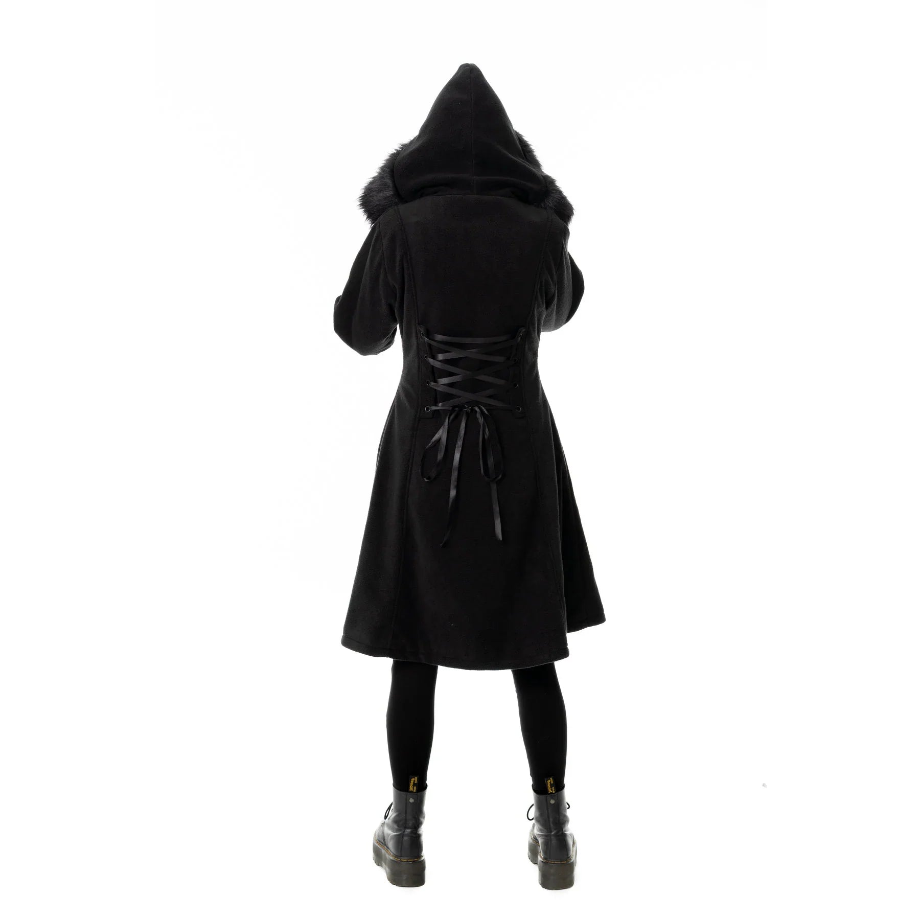 Poizen Industries Eirwen Coat - Black - DevilGothic DevilGothic