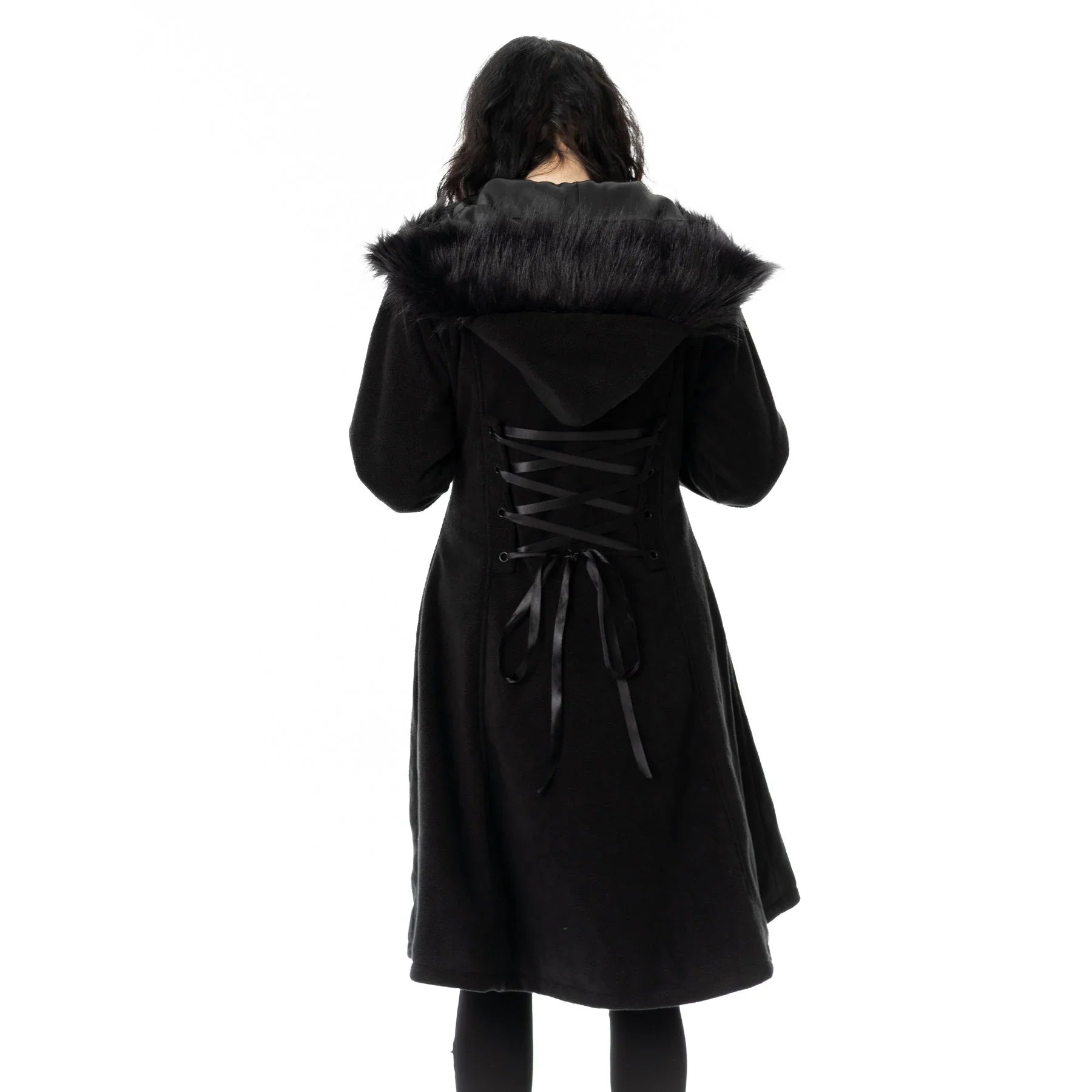 Poizen Industries Eirwen Coat - Black - DevilGothic DevilGothic