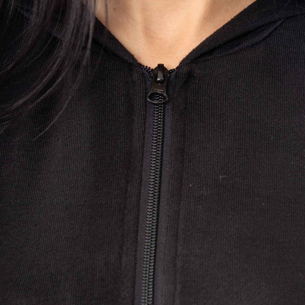 Innocent Lifestyle Emerson Hooded Cardigan with Cut Out Lace Up Feature