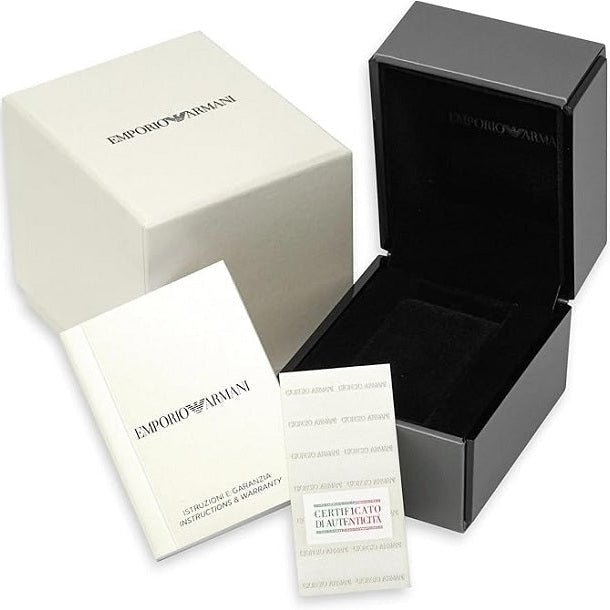 Emporio Armani AR1411 Ceramica Women's Black & Rose Gold Watch