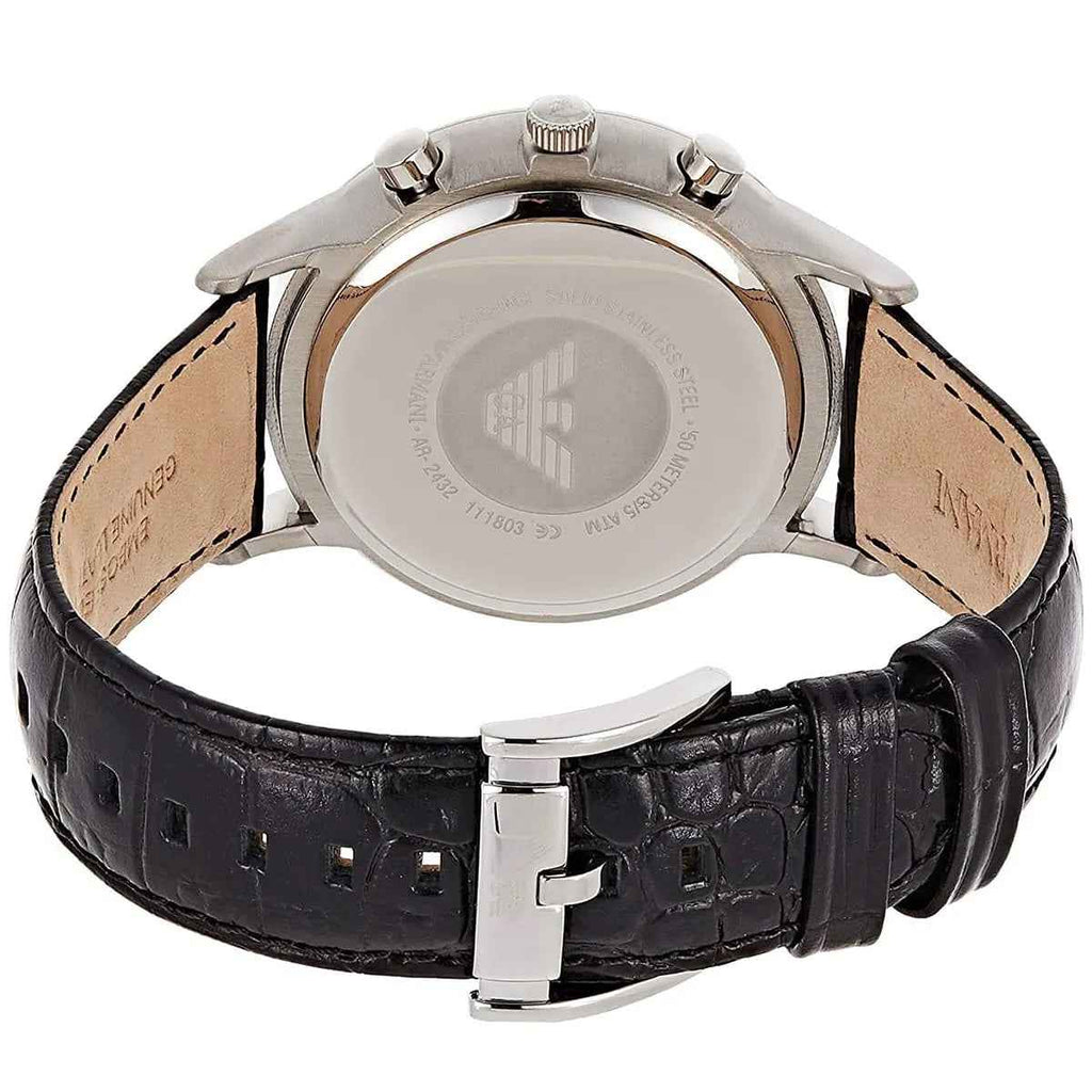 Emporio Armani AR2432 Classic Men's Silver & Black Watch