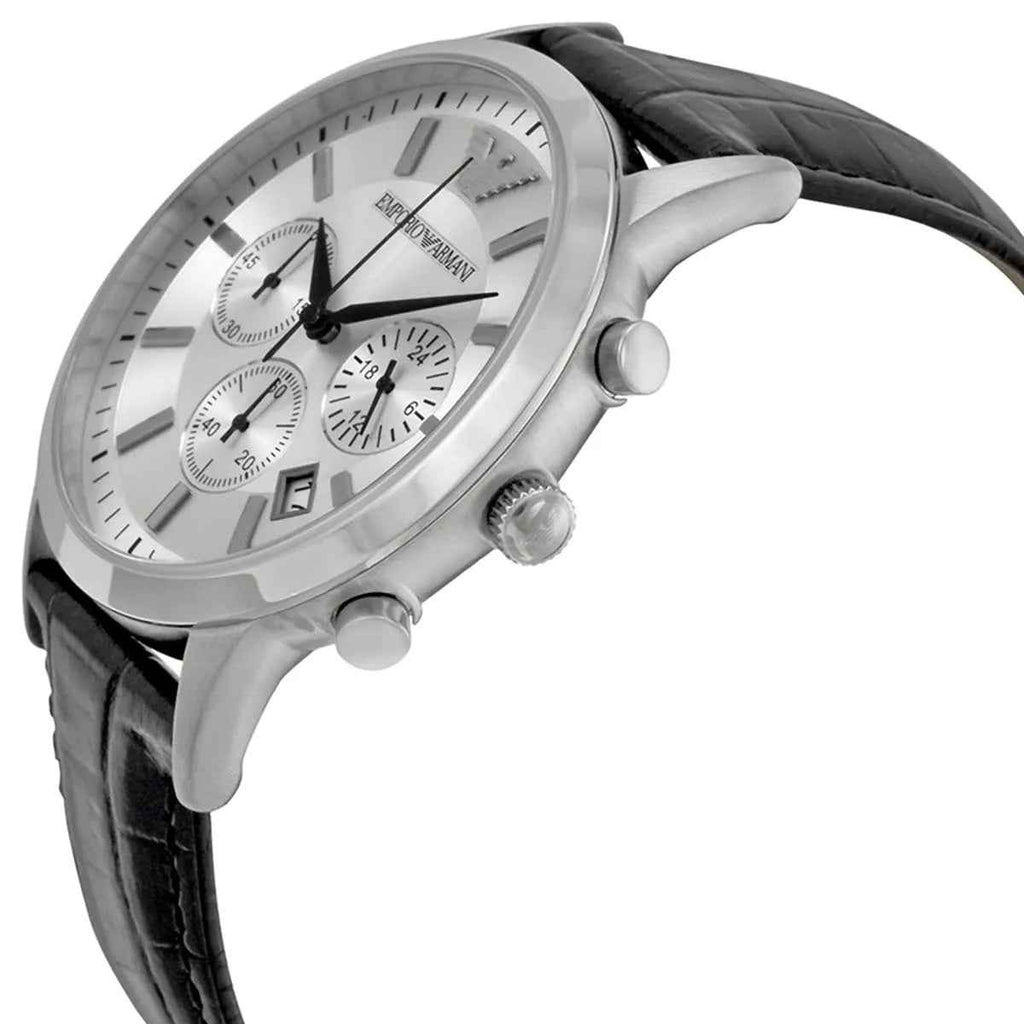 Emporio Armani AR2432 Classic Men's Silver & Black Watch