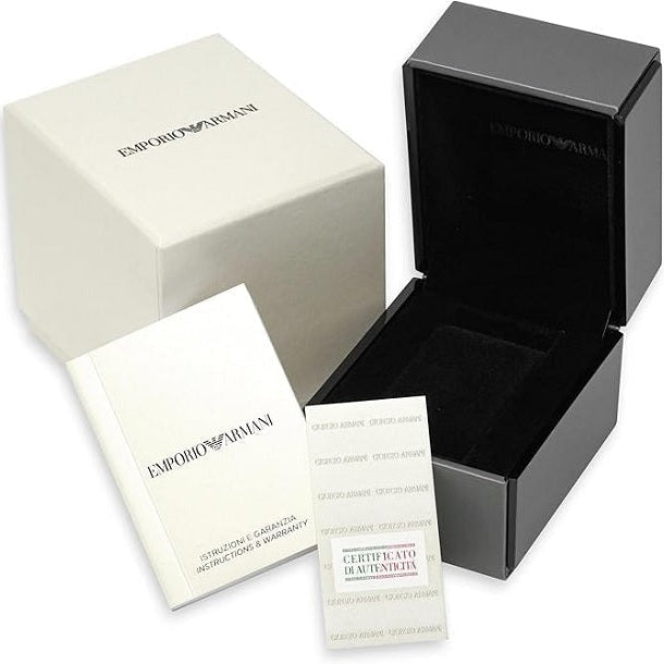 Emporio Armani AR11091 Gianni T-Bar Silver Watch