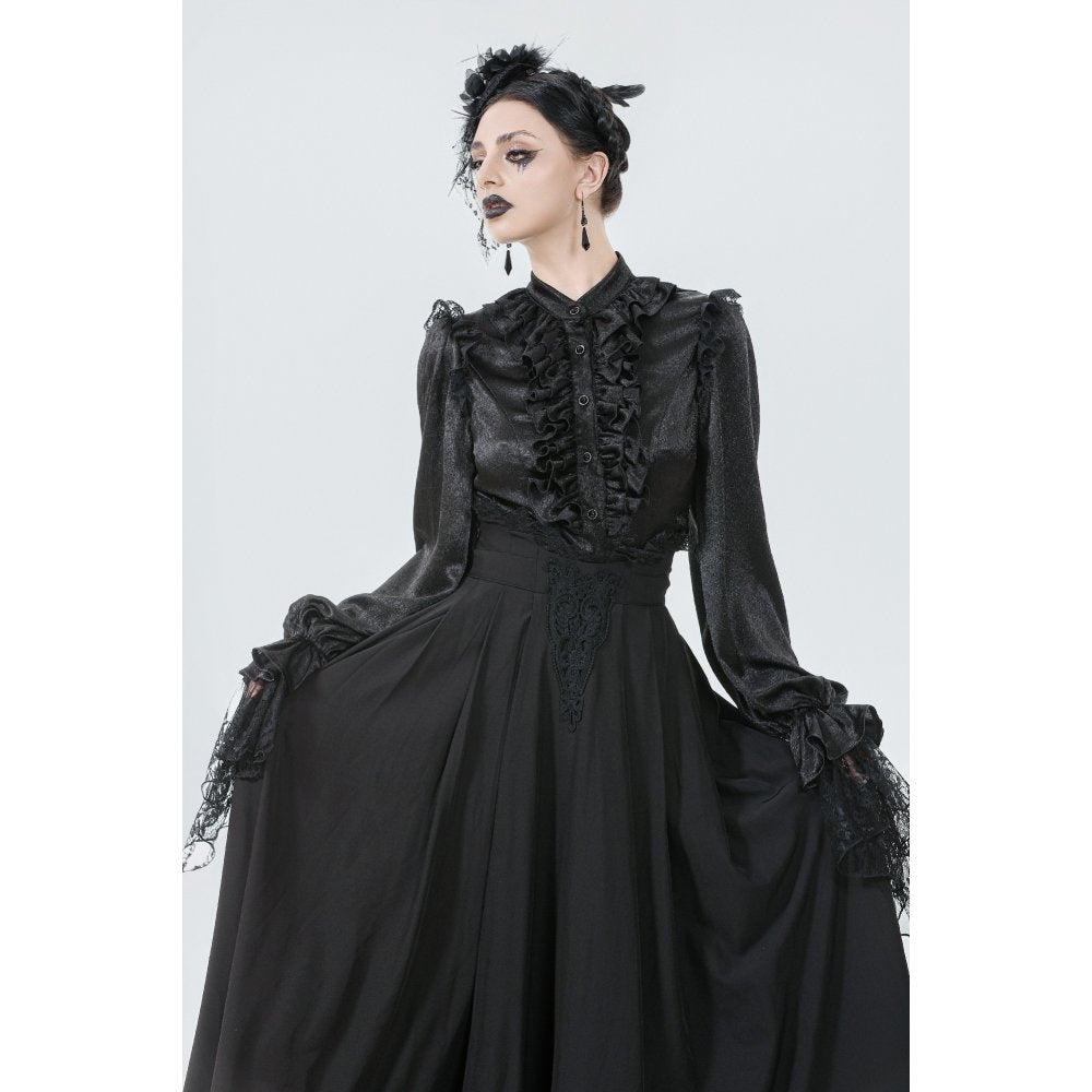 Dark in Love Gloria Floor-Length Corset Skirt - DevilGothic DevilGothic