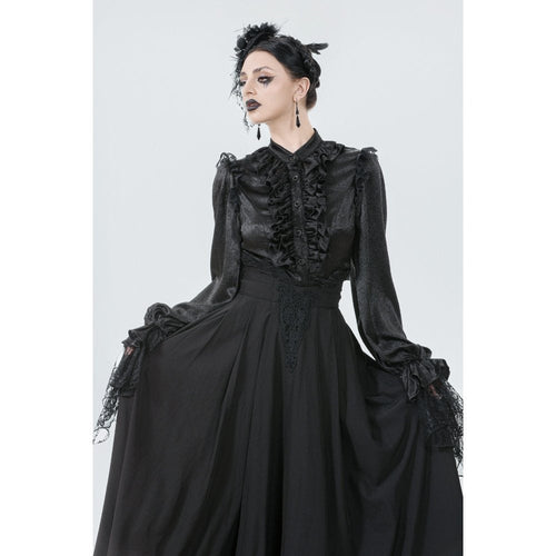 Dark in Love Gloria Floor-Length Corset Skirt - DevilGothic DevilGothic