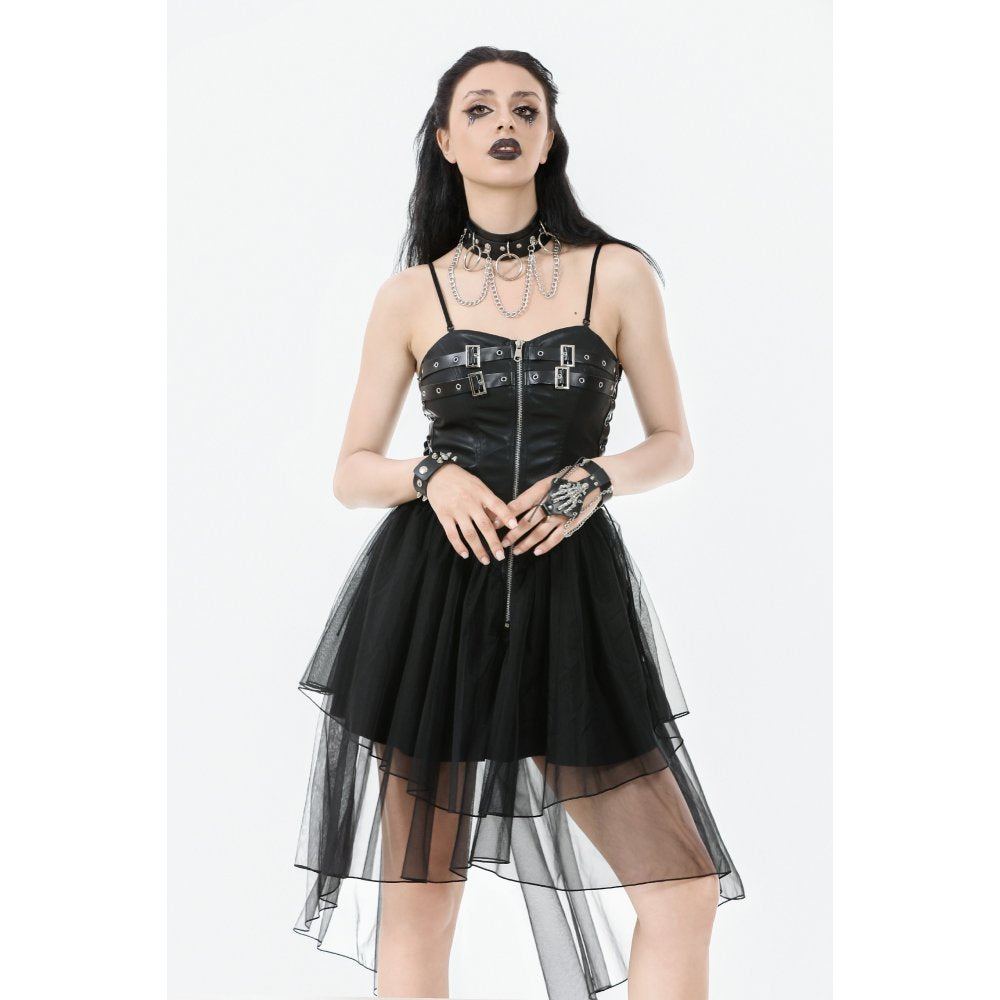 Dark in Love Isolde Buckled Corset Dress - DevilGothic DevilGothic