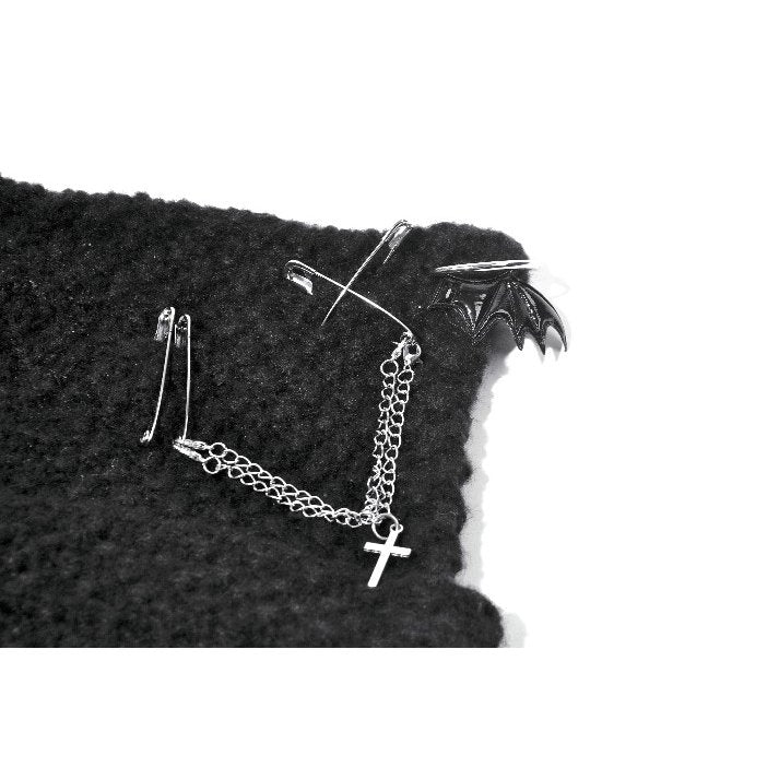 Dark In Love Mina Punk Metal Knit Hat - DevilGothic DevilGothic