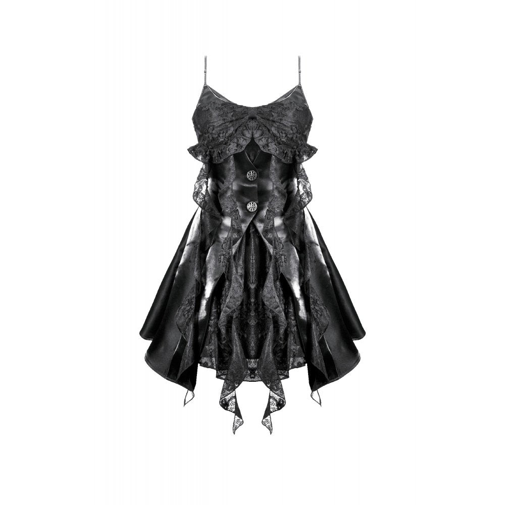 Dark in Love Sabine Layered Mini Dress - DevilGothic DevilGothic