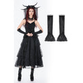 Dark in Love Lillian Victorian Lace Arm Warmers - DevilGothic DevilGothic
