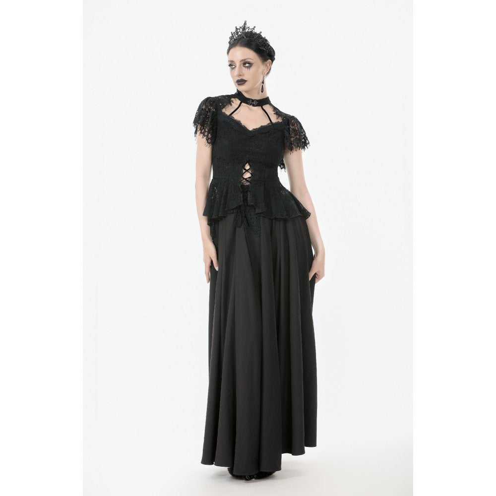 Dark in Love Ophelia Lace Corset Top - DevilGothic DevilGothic