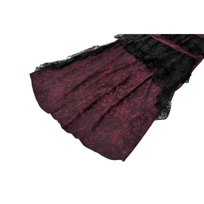 Dark in Love Belladonna Velvet Lace Dress - DevilGothic DevilGothic