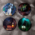 Gothic Gifts Lisa Parker Magic Cats Set Of 4 Cork Coasters
