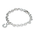 Horse Silver Charm Bracelet