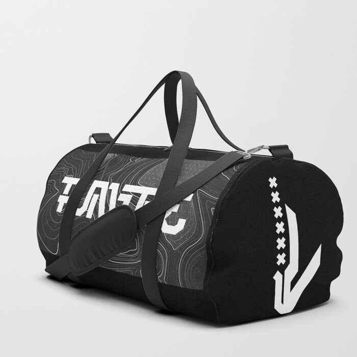 Black Cyberpunk Future Duffle Bag