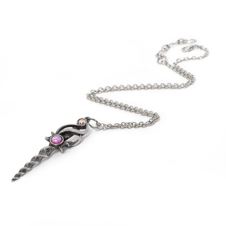 Alchemy Gothic Lunacorn Wand Pendant - DevilGothic DevilGothic