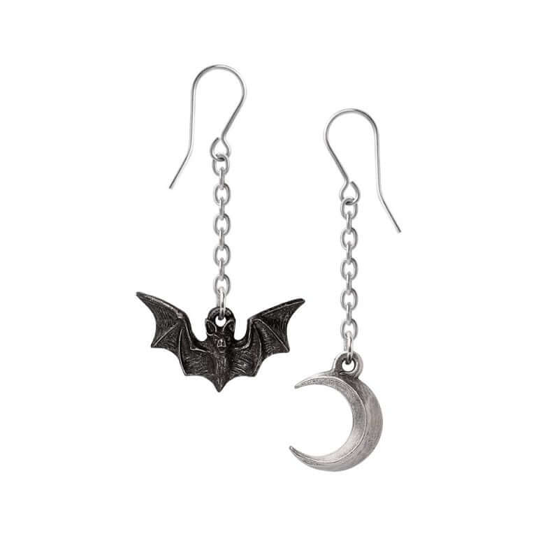 Alchemy Gothic Lunatious Earrings - DevilGothic DevilGothic