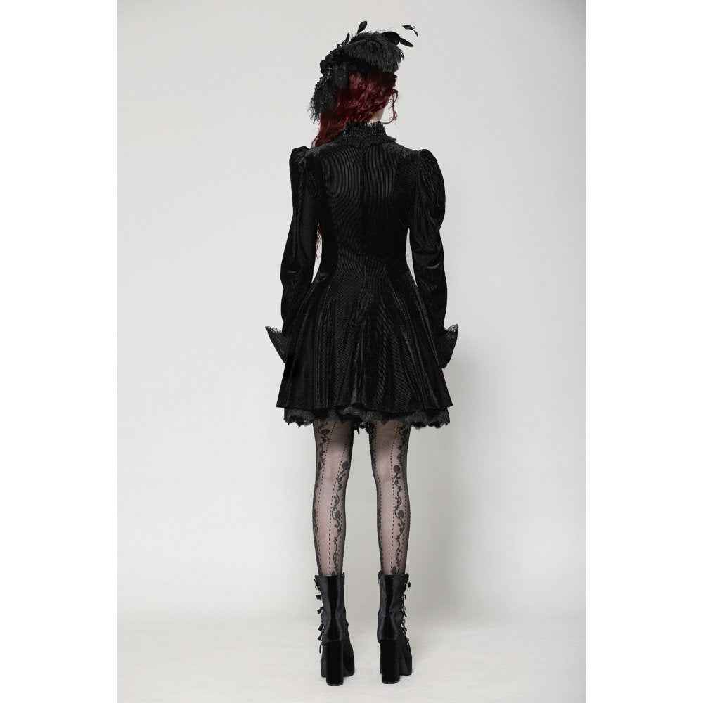 Dark in Love Inez Dark Elegant Velvet Lace Gown