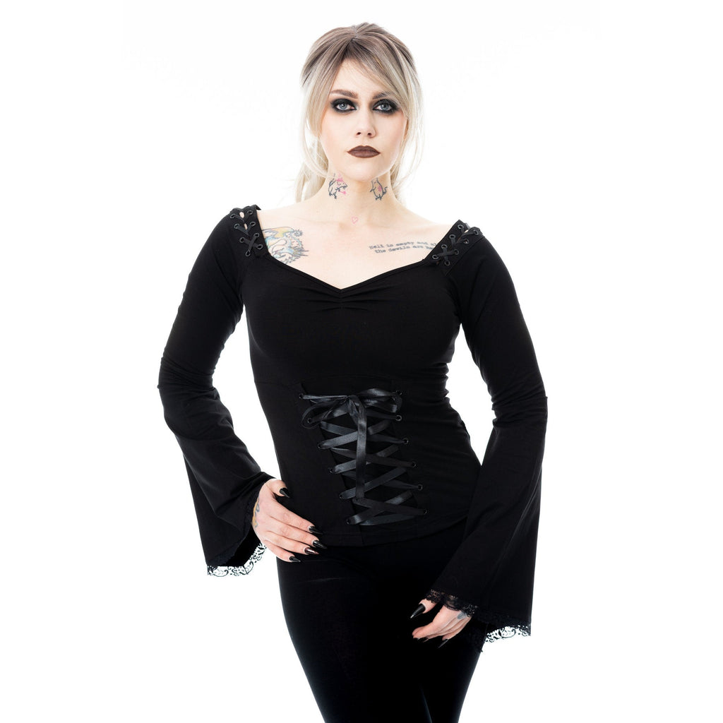 Poizen Industries Maelys Top - DevilGothic DevilGothic
