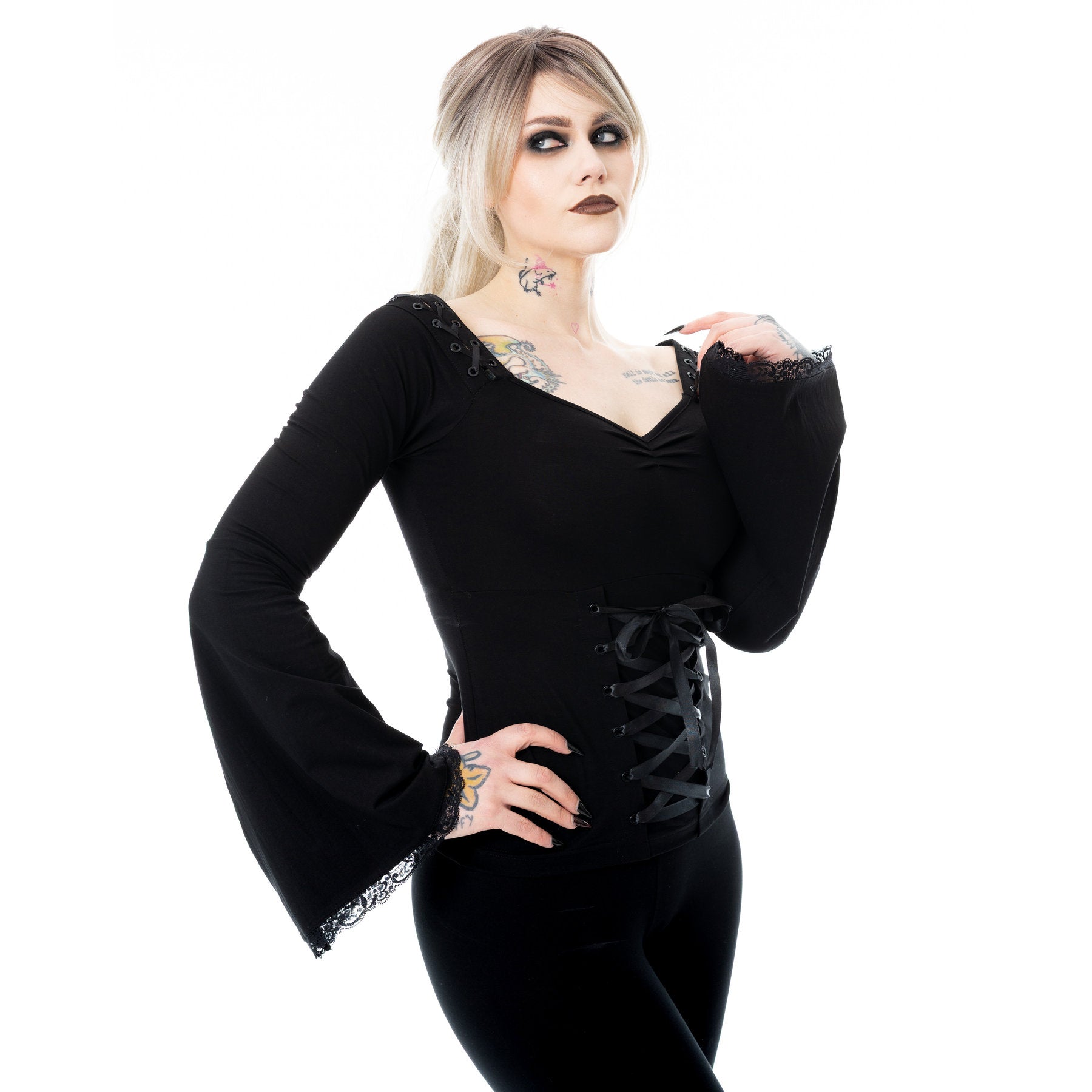 Poizen Industries Maelys Top - DevilGothic DevilGothic