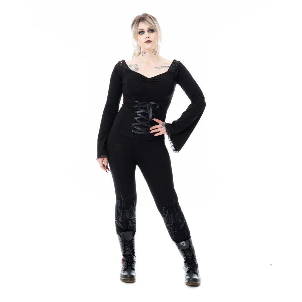 Poizen Industries Maelys Top - DevilGothic DevilGothic