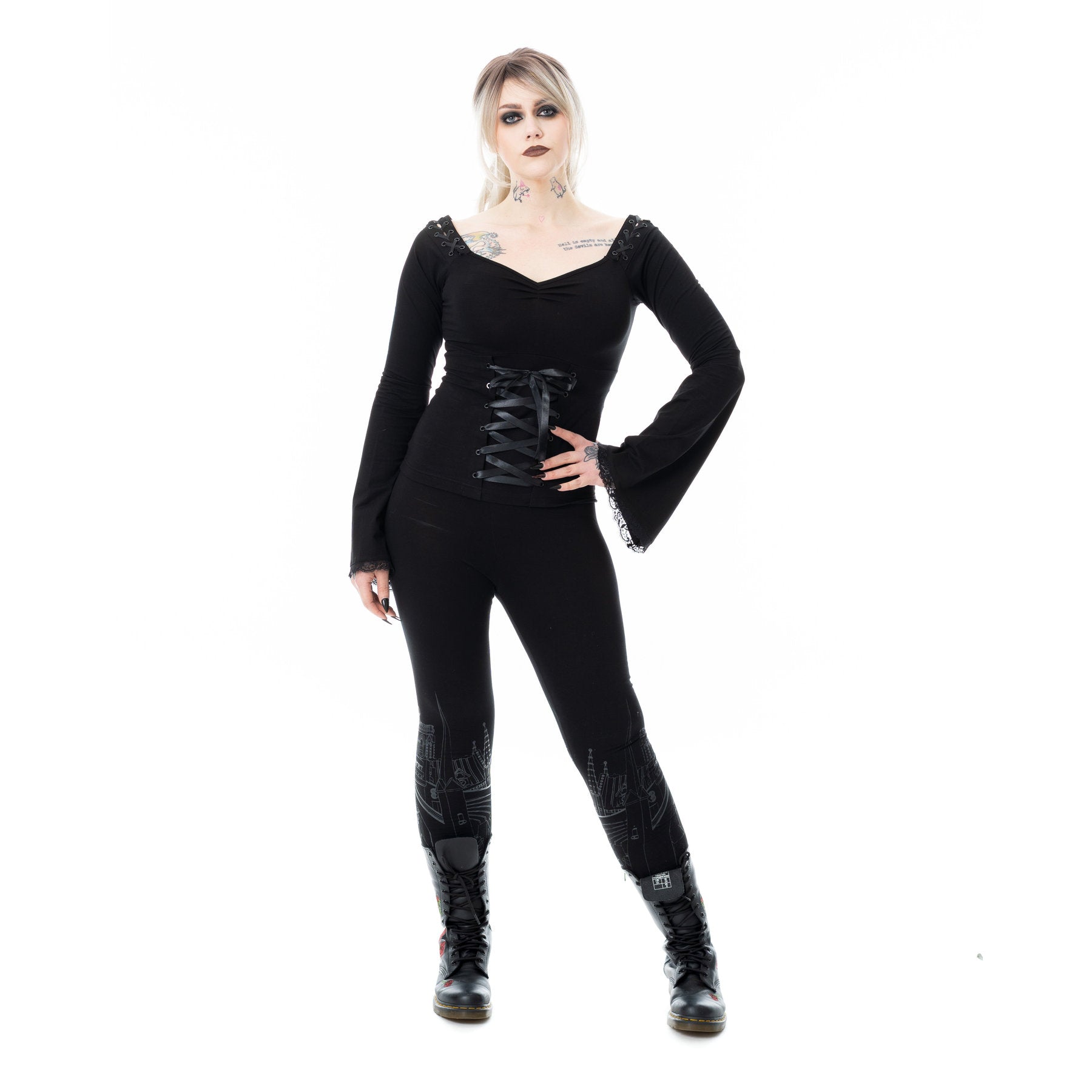 Poizen Industries Maelys Top - DevilGothic DevilGothic
