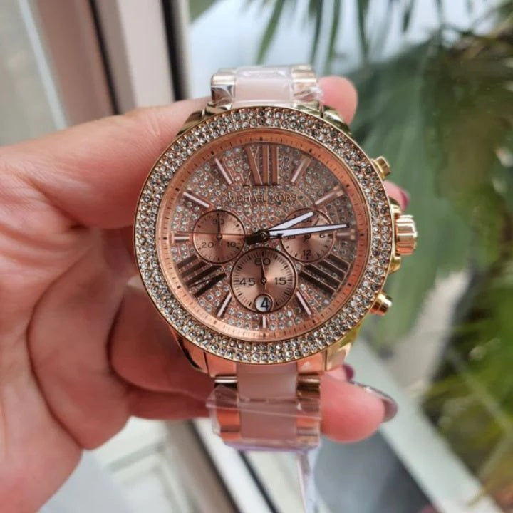 Michael Kors MK6096 Wren Women's Rose Gold Watch