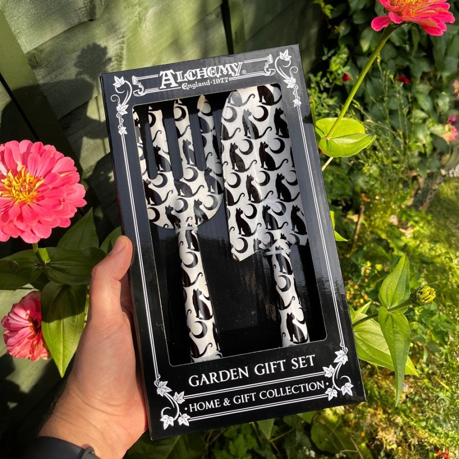 Alchemy Gothic Midnight Garden Cat & Moon Garden Gift Set - DevilGothic DevilGothic