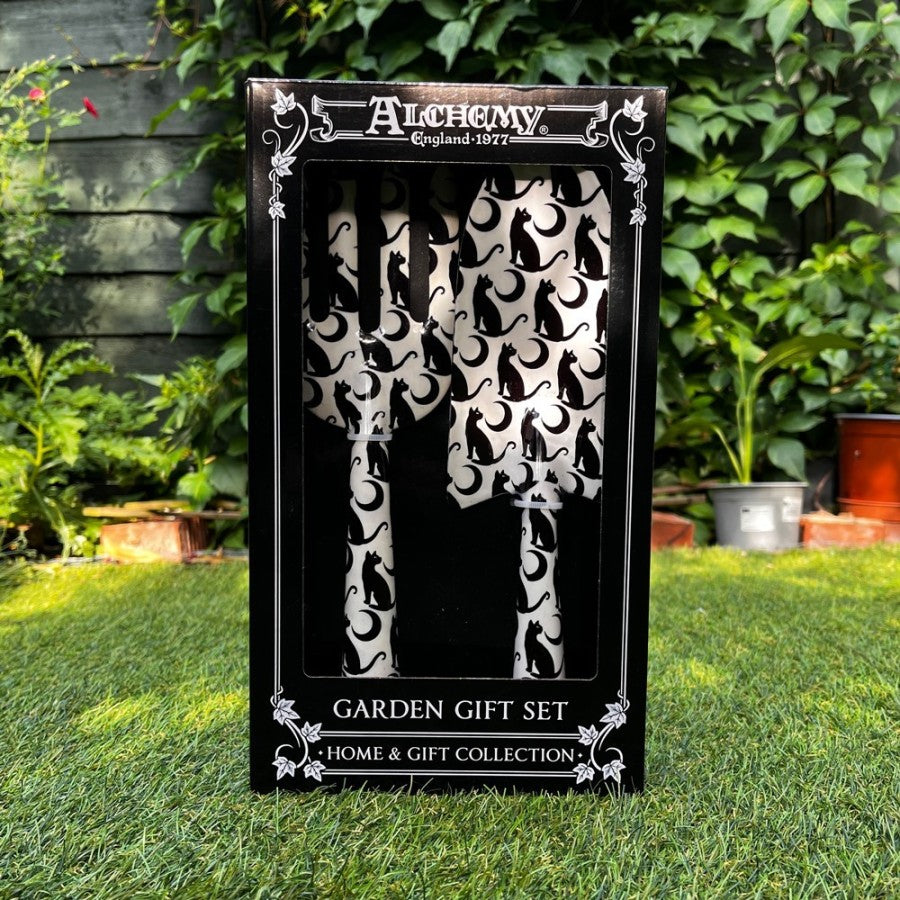 Alchemy Gothic Midnight Garden Cat & Moon Garden Gift Set - DevilGothic DevilGothic