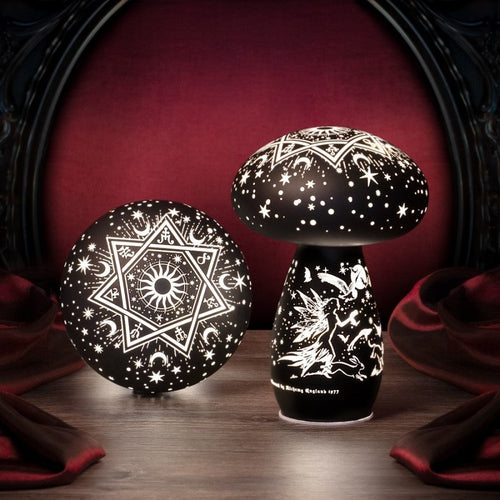 Alchemy Gothic Mycelia Dreams Toadstool Lamp - DevilGothic DevilGothic