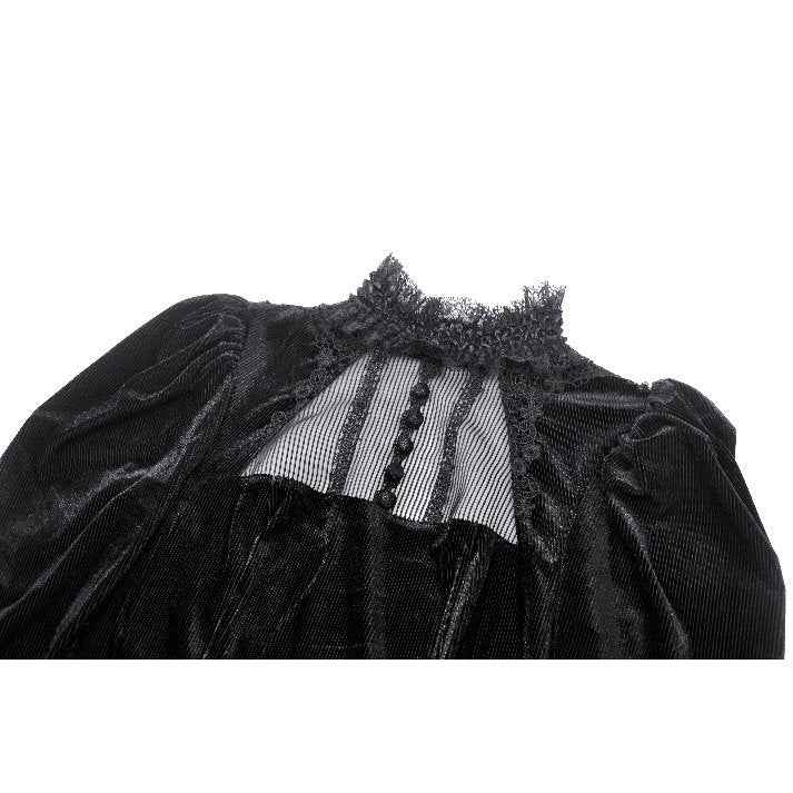 Dark in Love Inez Dark Elegant Velvet Lace Gown