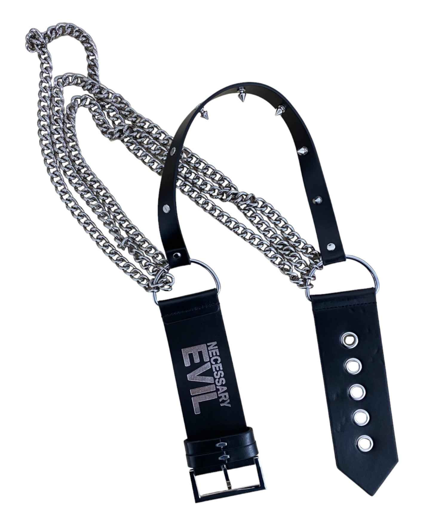 Necessary Evil Nyx Asymmetric Chain Belt