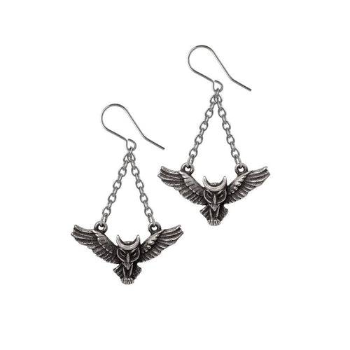 Alchemy Gothic Noctis Athena Earrings - DevilGothic DevilGothic
