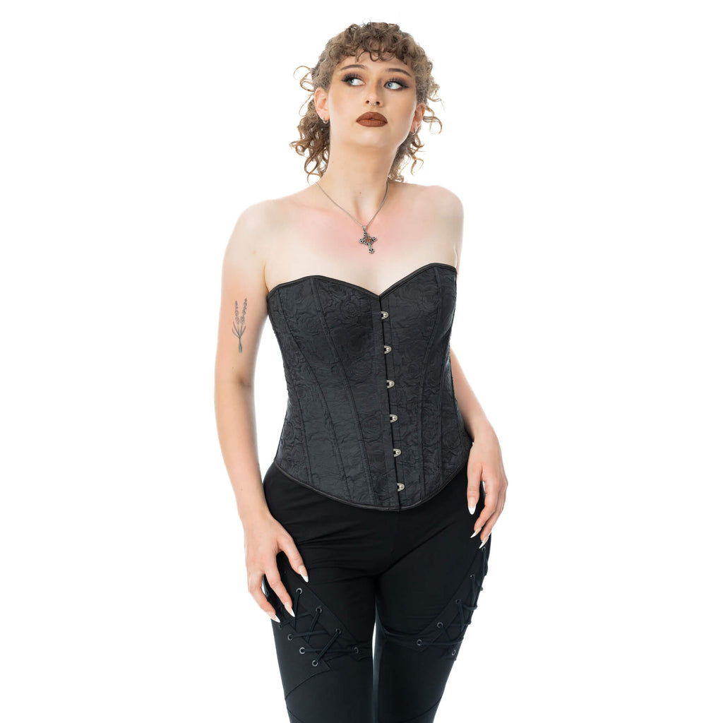Vixxen Noir Rose Corset - DevilGothic DevilGothic
