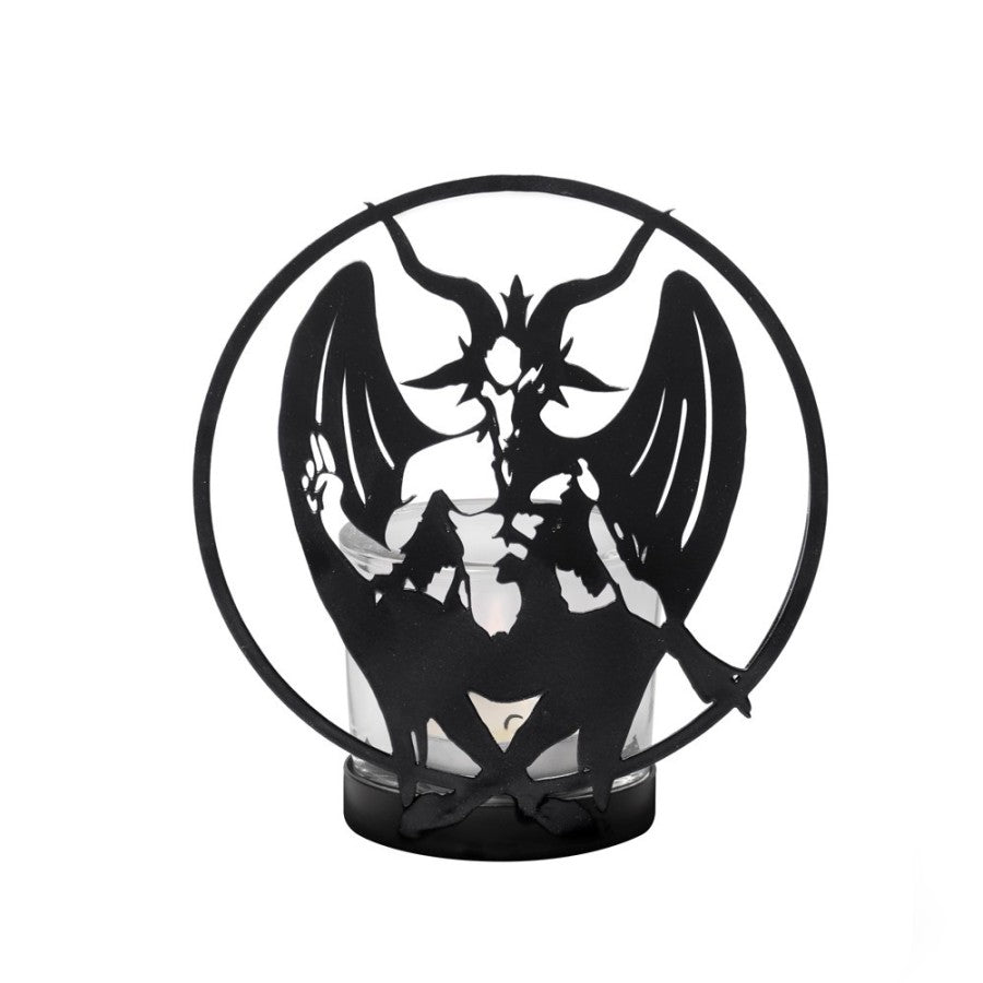 Alchemy Gothic Personal Baphomet Tealight Holder - DevilGothic DevilGothic