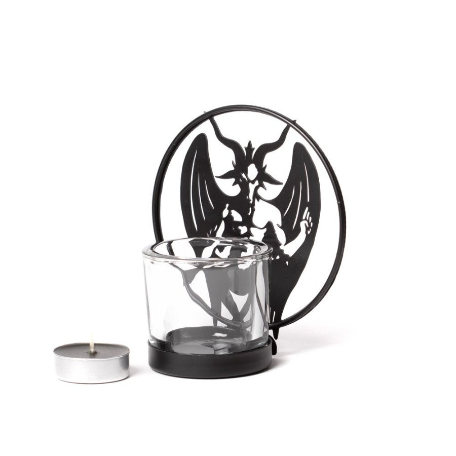 Alchemy Gothic Personal Baphomet Tealight Holder - DevilGothic DevilGothic