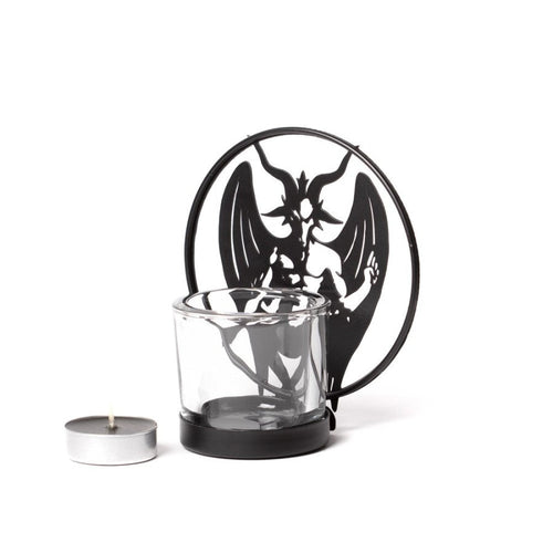 Alchemy Gothic Personal Baphomet Tealight Holder - DevilGothic DevilGothic