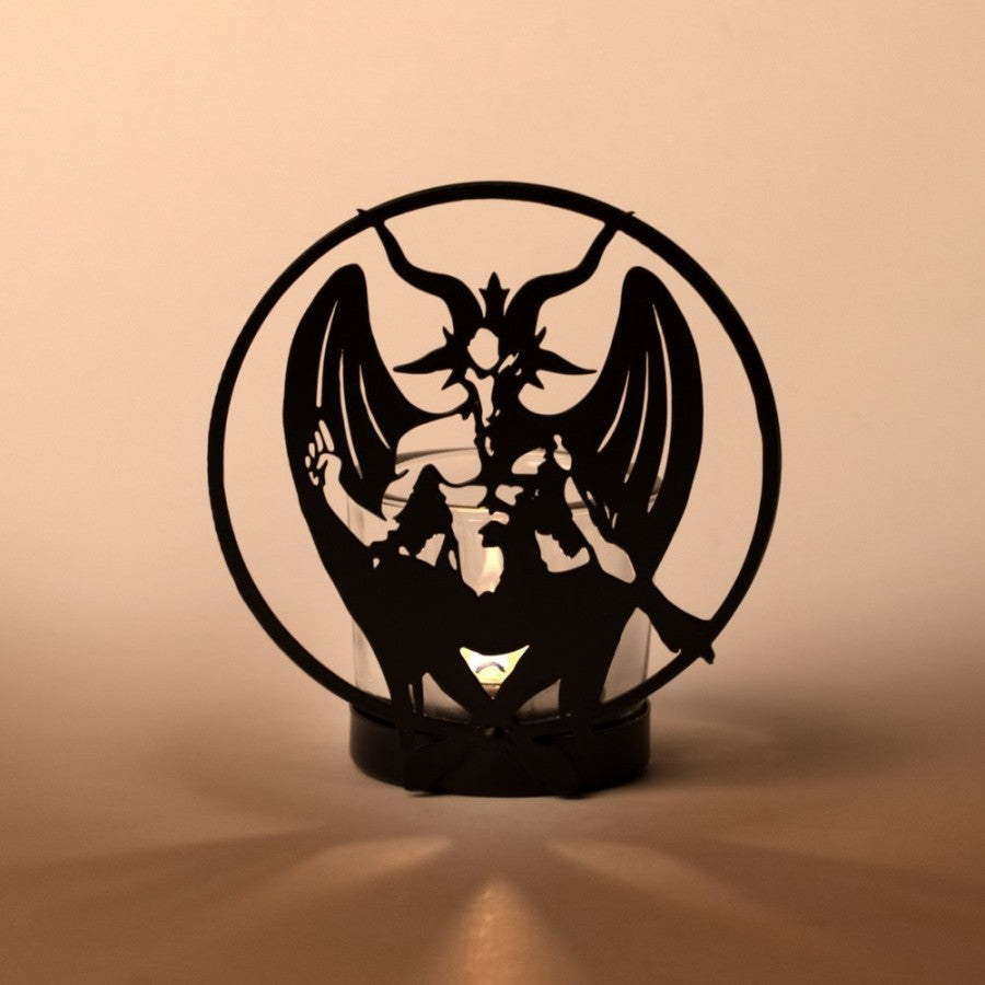 Alchemy Gothic Personal Baphomet Tealight Holder - DevilGothic DevilGothic
