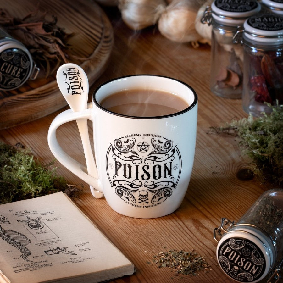 Alchemy Gothic Poison Mug & Spoon Set