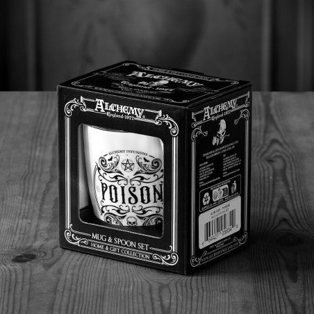 Alchemy Gothic Poison Mug & Spoon Set - DevilGothic DevilGothic