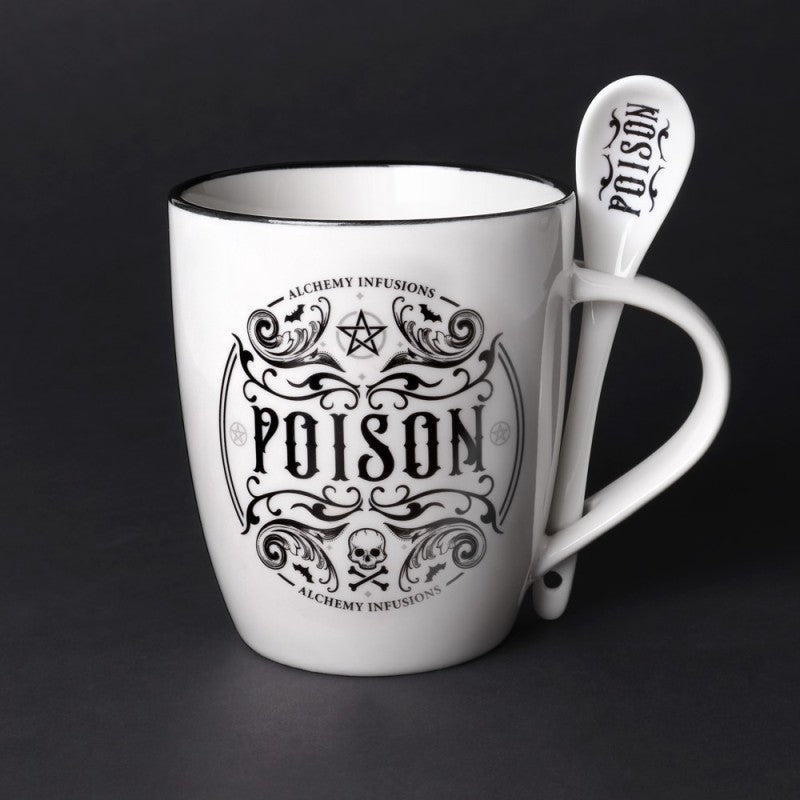 Alchemy Gothic Poison Mug & Spoon Set - DevilGothic DevilGothic