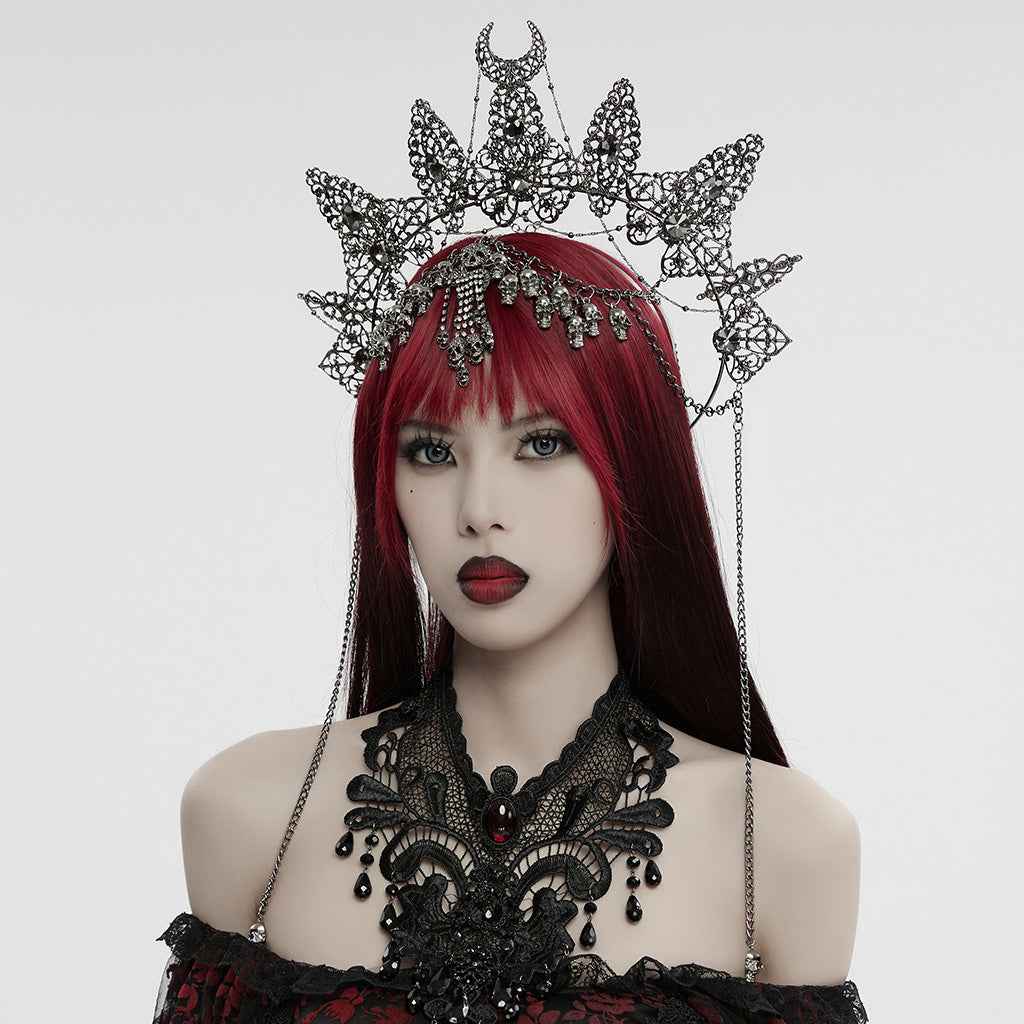 Punk Rave Nicandra Gothic Skull Crown
