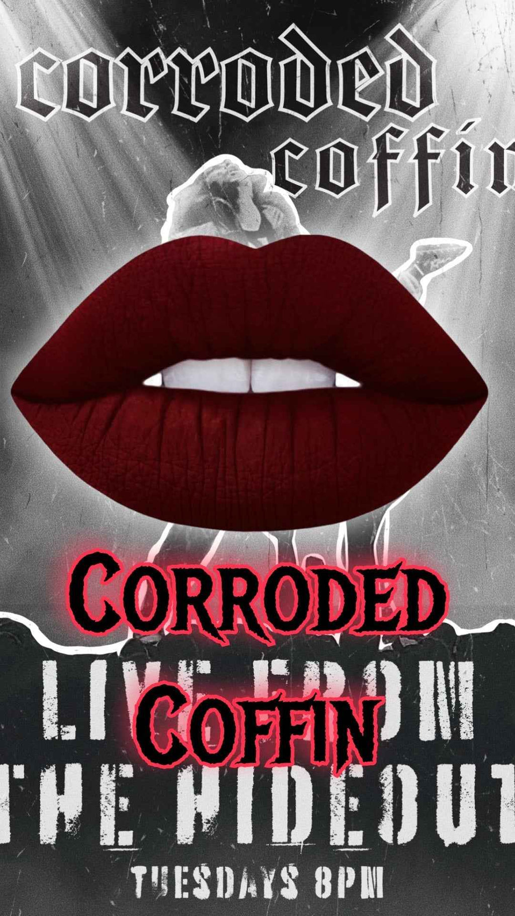 Radioactive Unicorn Corroded Coffin Lipstick